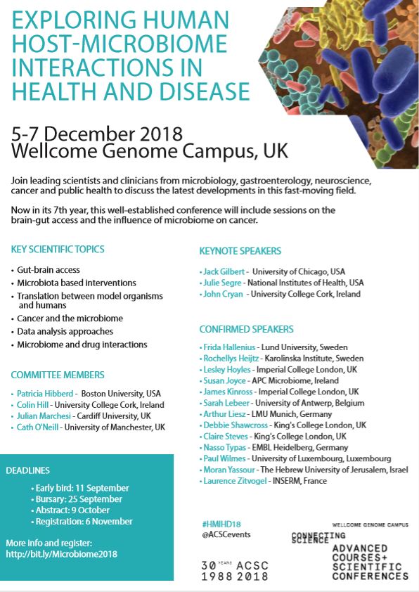 phd in microbiome uk
