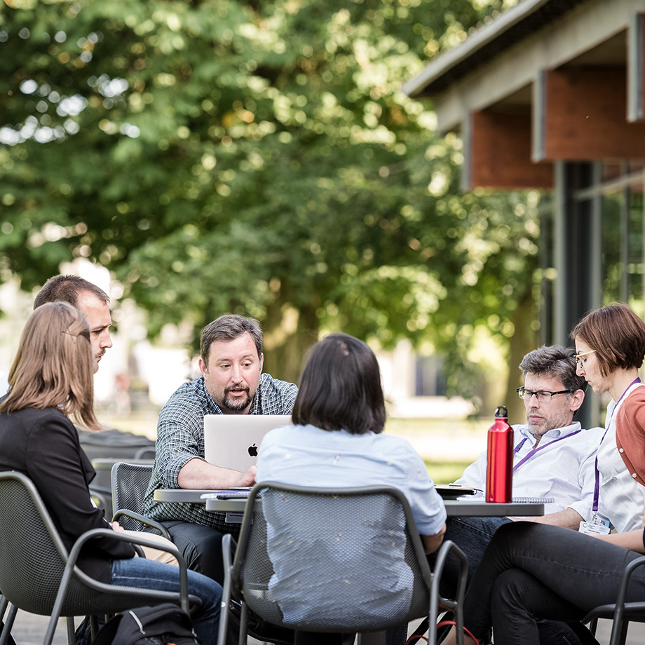 Photo by Thomas Farnetti of participants at Genomic Epidemiology of Malaria