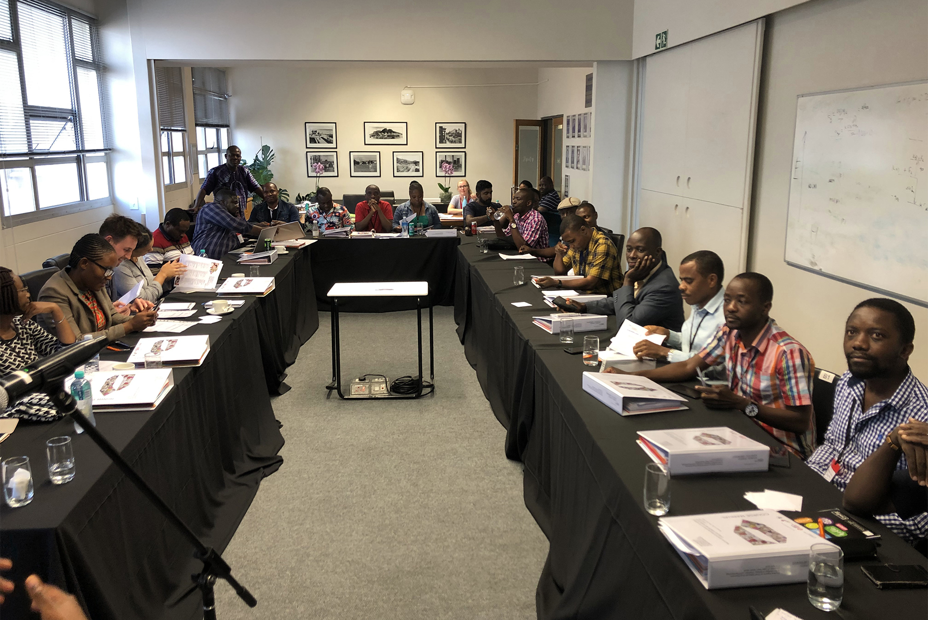 Participants in session at DrguACSC's Discovery course, Cape Town