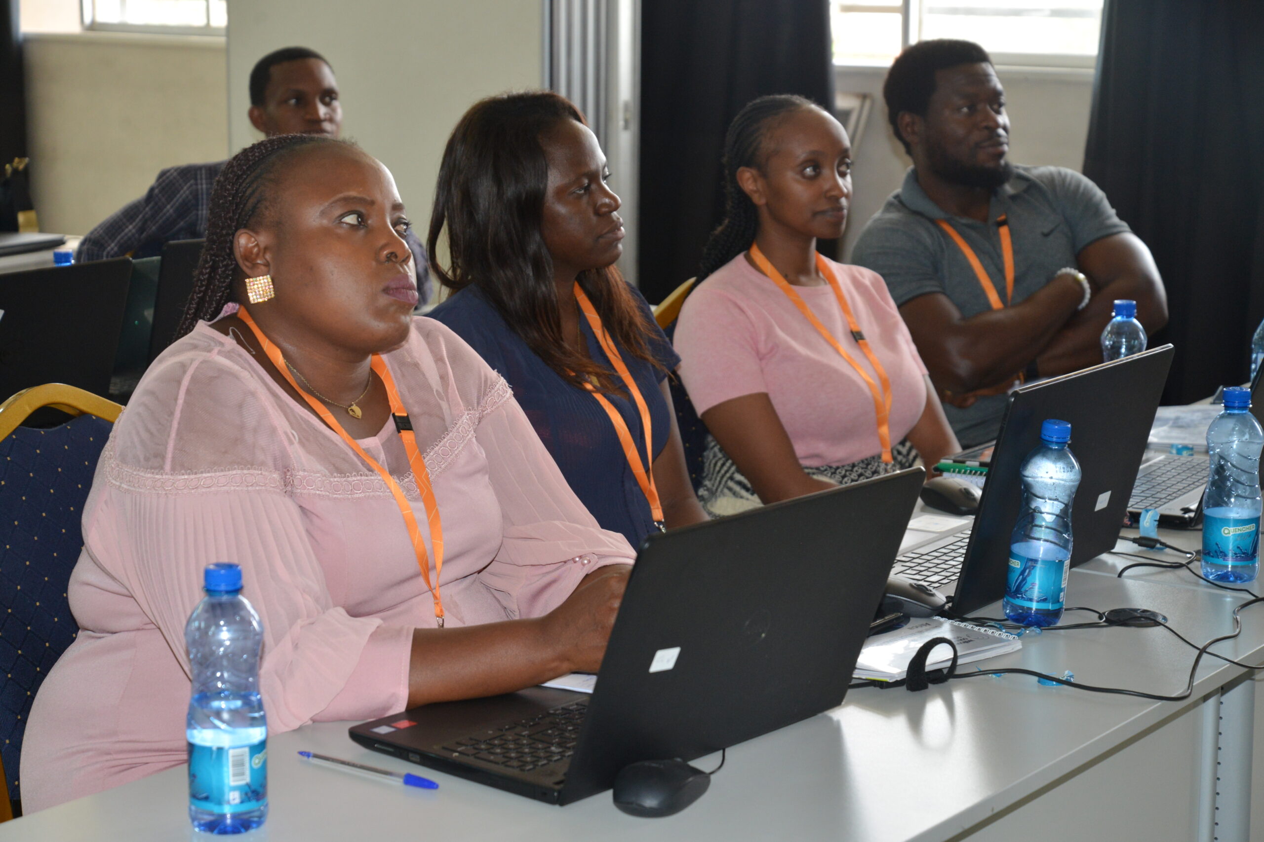 Course participants taking part in a computational classroom session. 